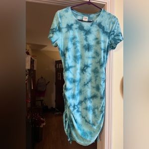 Victoria secret PINK terry cloth ruched dress